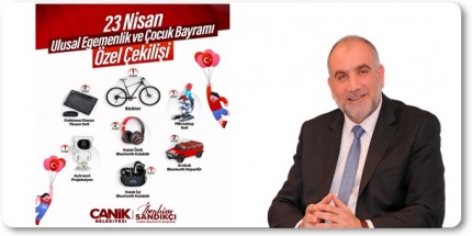 Canik Belediyesi'nden 23 Nisan Çekilişinde Hediye Yağmuru